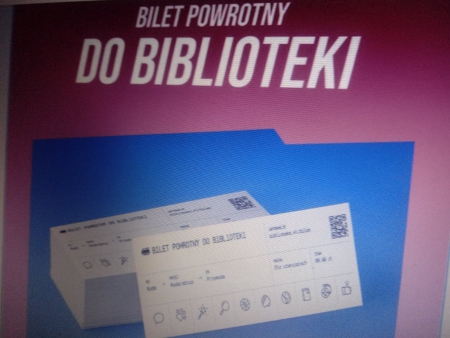 Bilet powrotny do biblioteki. Akcja czytelnicza dla klas 1-3.