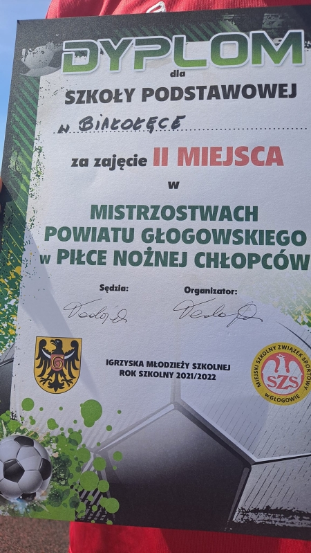 Finał Mistrzostw Powiatu w Piłce Nożnej Chłopców