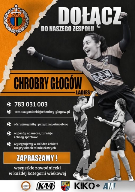 Chrobry Głogów Ladies - zaprasza 