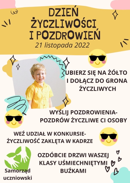 DZIEŃ ŻYCZLIWOŚCI I POZDROWIEŃ