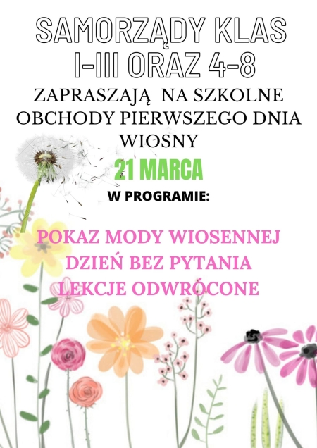 Obchody ''Dnia wiosny'' - zapraszamy