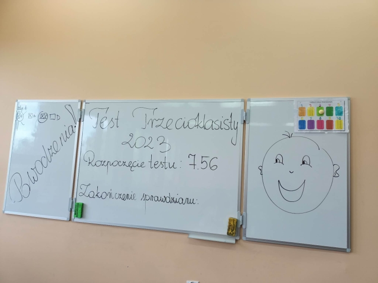 W dniach 11 i 12 maja uczniowie klasy trzeciej pisali OGÓLNOPOLSKI