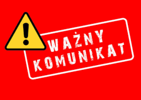 WAŻNY KOMUNIKAT!