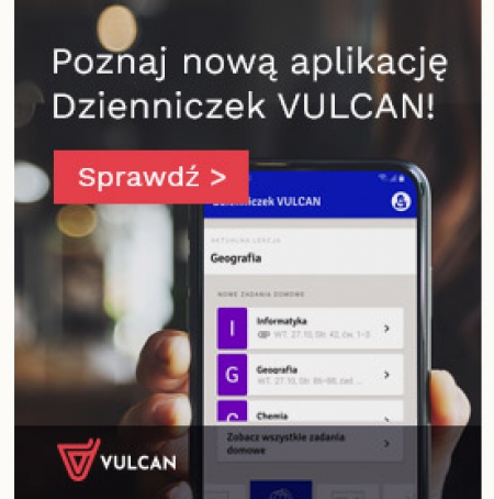 Nowa aplikacja- DZIENNICZEK VULCAN