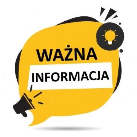 WAŻNA INFORMACJA!