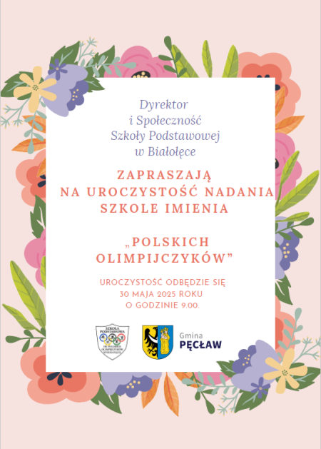 Uroczyste nadanie imienia szkole!